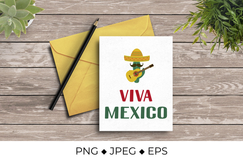 viva-mexico-lettering-with-sombrero-cactus-and-guitar