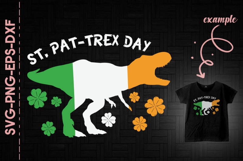 st-pattrex-day-t-rex-dinosaur-irish