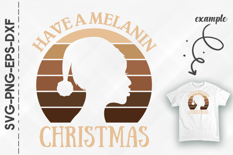 have-a-melanin-christmas-melanin-retro