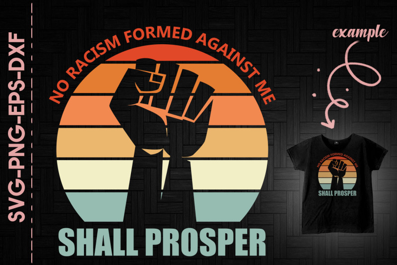 no-racism-formed-against-me-will-prosper