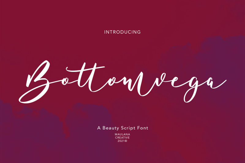 bottomvega-beauty-script-font