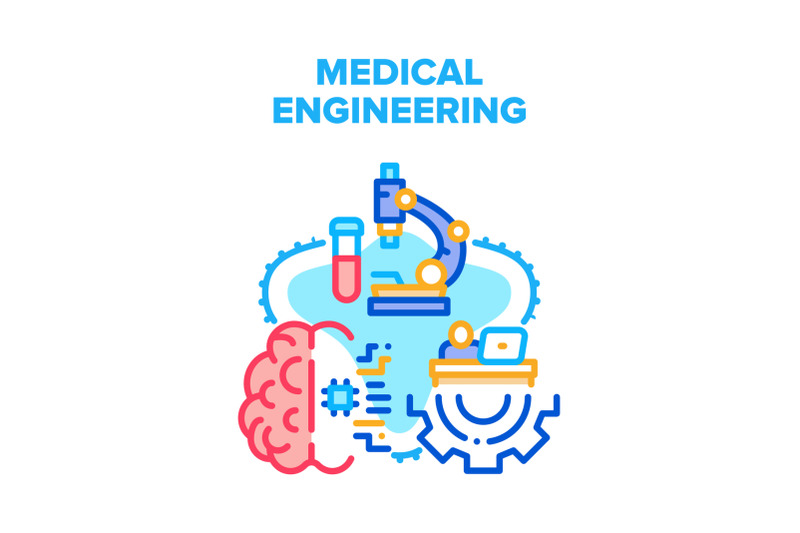 medical-engineering-process-vector-concept-color