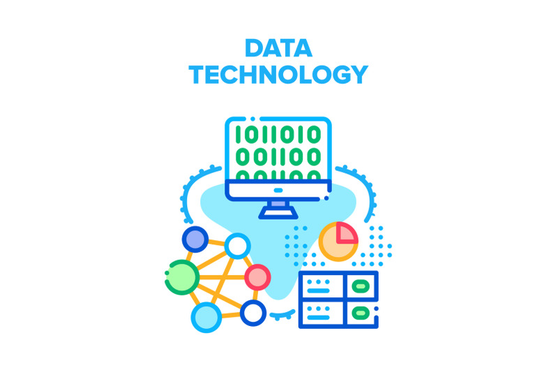 data-technology-vector-concept-color-illustration