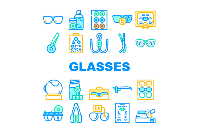 eye-glasses-and-lens-collection-icons-set-vector