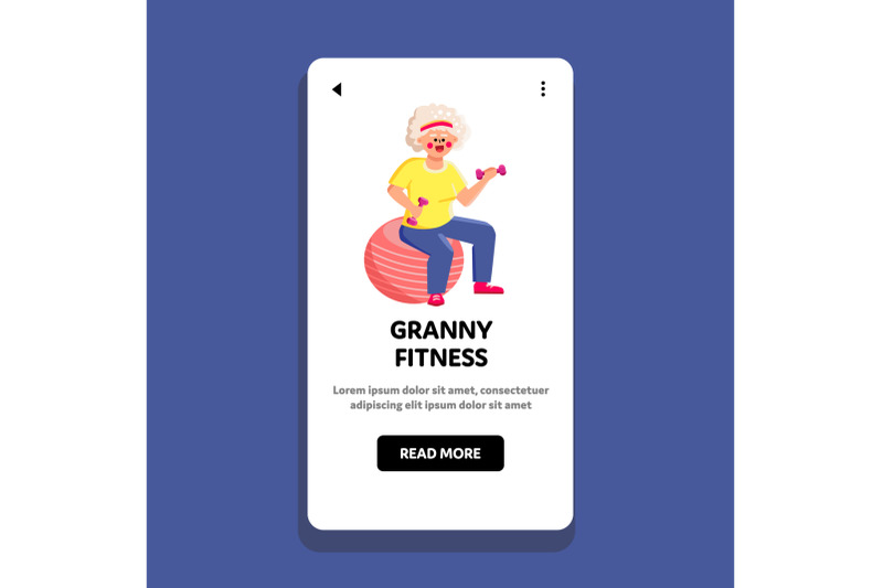 granny-fitness-exercise-doing-on-fit-ball-vector