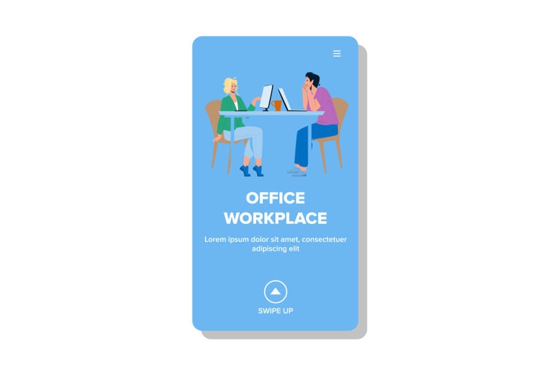 at-office-workplace-work-company-employees-vector