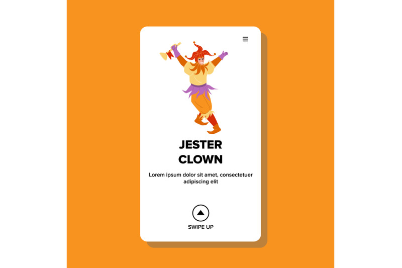 jester-clown-in-funny-carnival-costume-vector