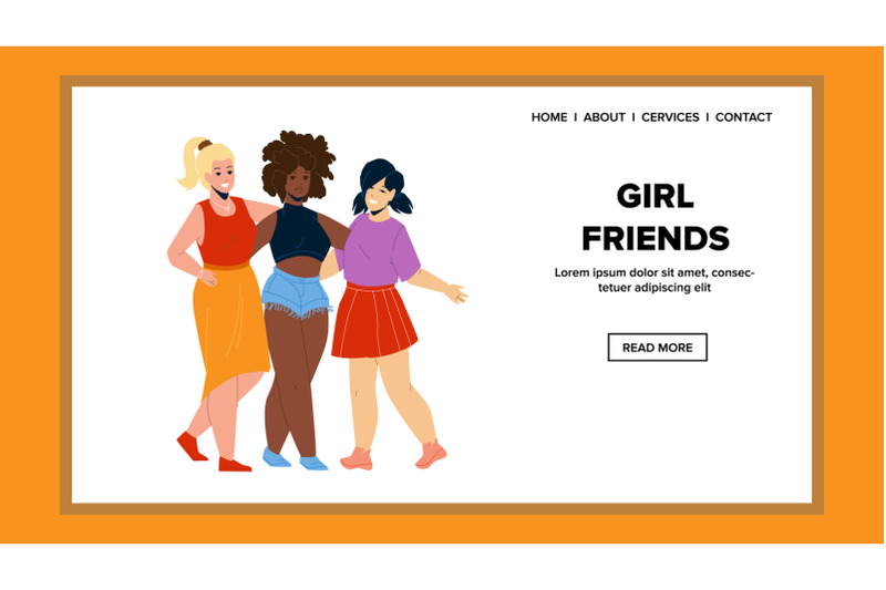 girl-friends-staying-and-embracing-together-vector