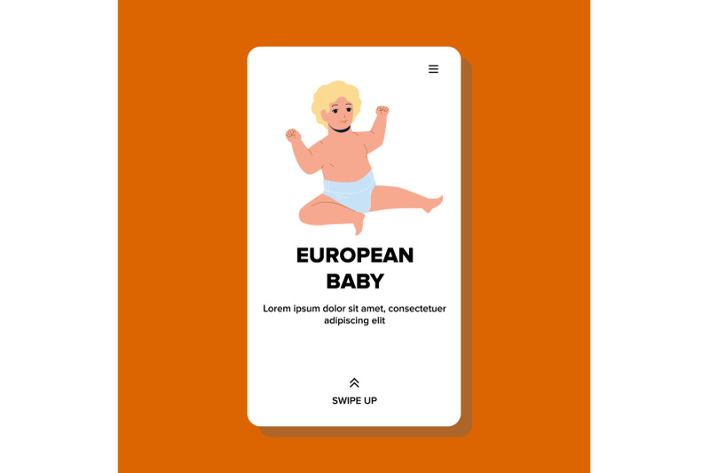 european-baby-in-pediatrist-doctor-cabinet-vector