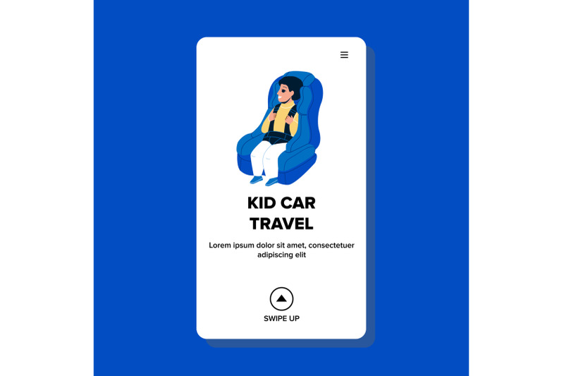 kid-car-travel-in-comfortable-armchair-vector