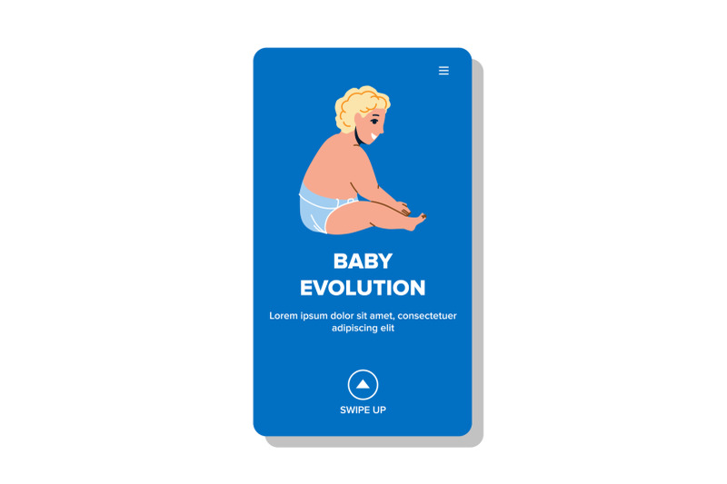 baby-evolution-growth-physical-process-vector