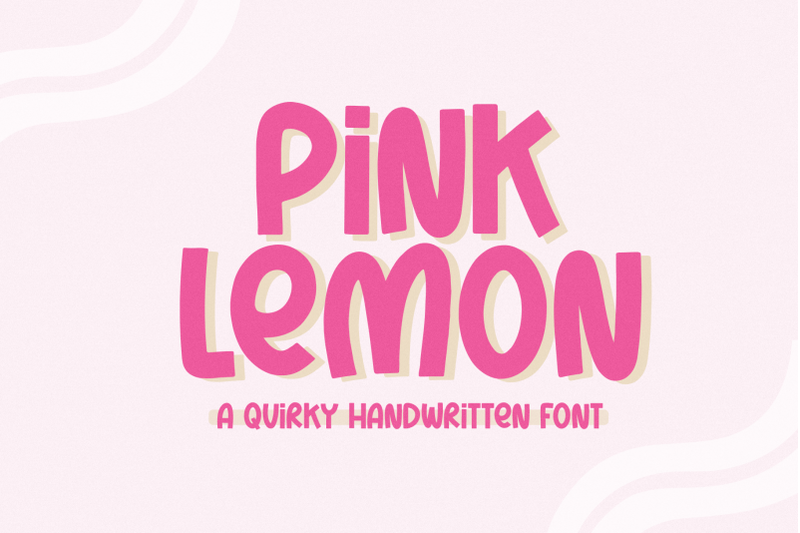 pink-lemon-cute-handwritten-font