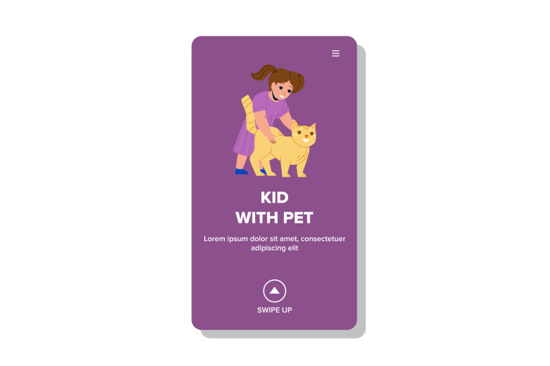 girl-kid-with-pet-at-veterinary-clinic-vector