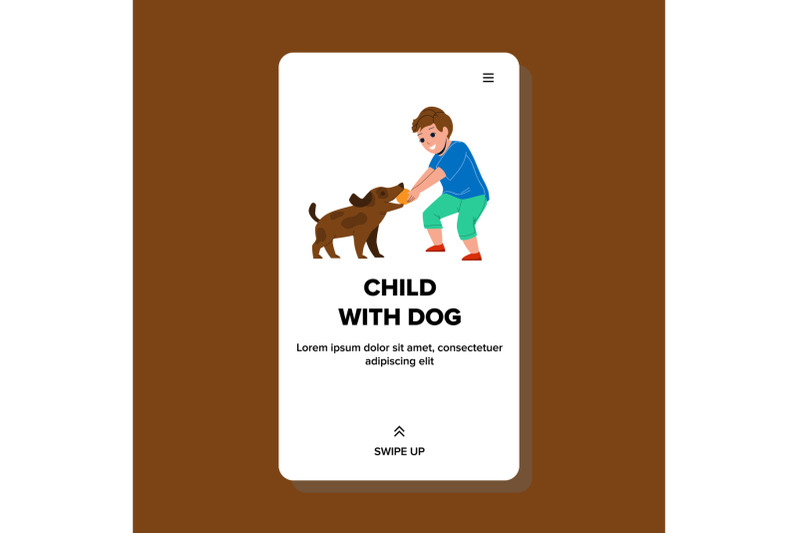 boy-child-with-dog-playing-ball-in-park-vector