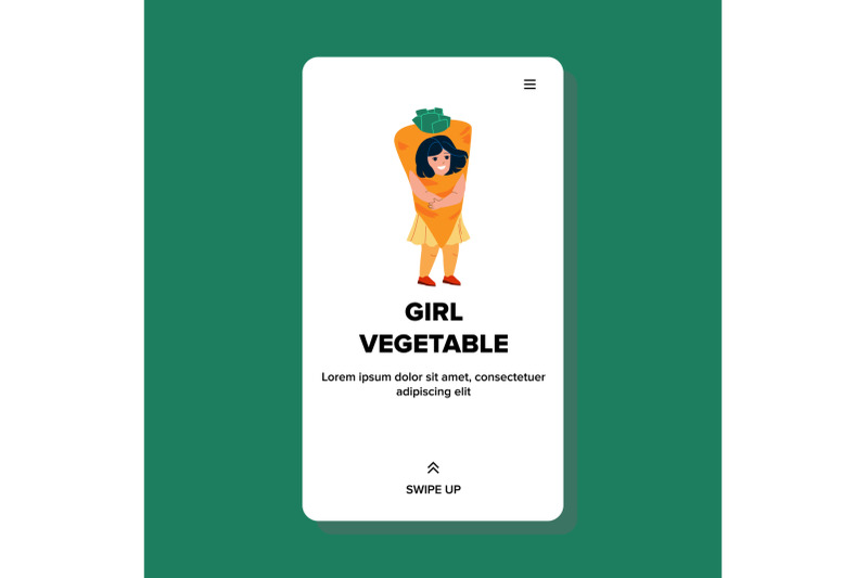 girl-in-vegetable-costume-on-school-stage-vector