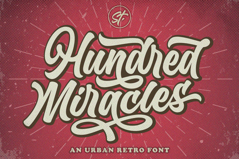 hundred-miracles-urban-retro-font
