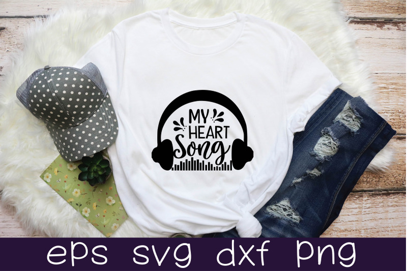 my-heart-song-svg-design