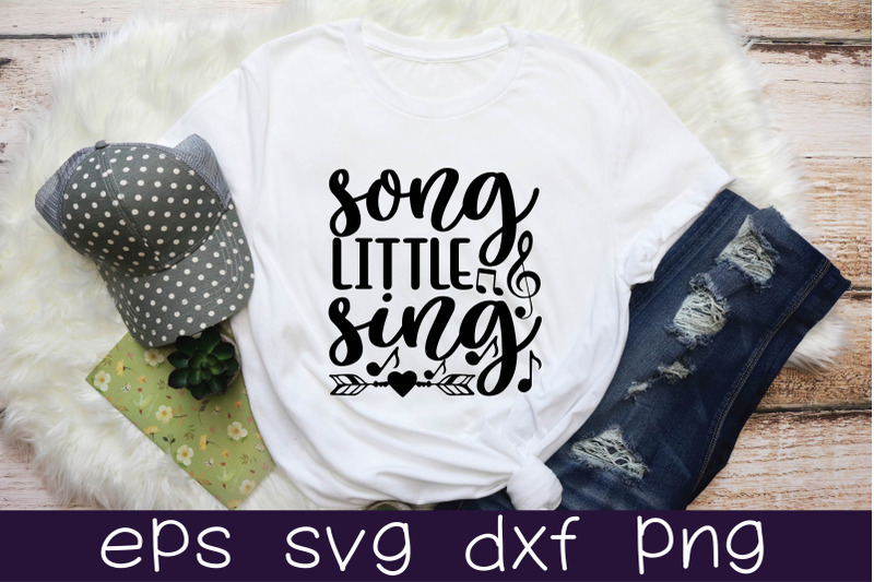 sing-little-song-svg-design