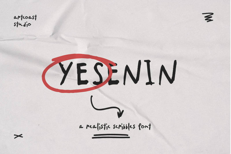 sa-yesenin-realistic-scribbles-font