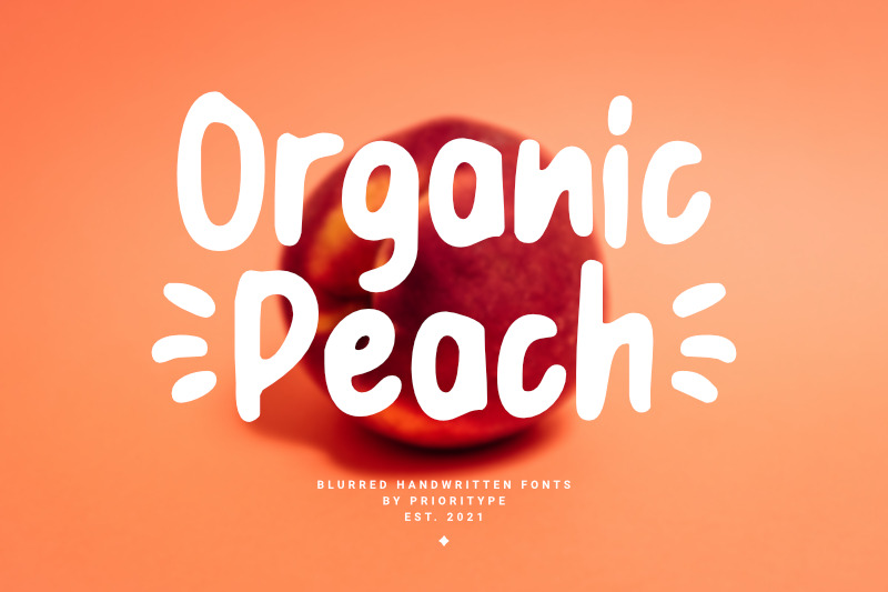 organic-peach-blurred-handwritten-fonts