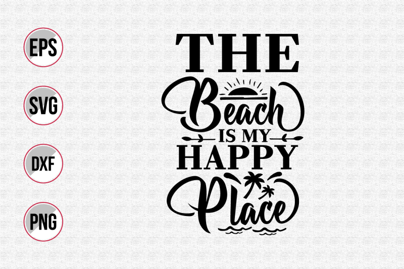 the-beach-is-my-happy-place-svg