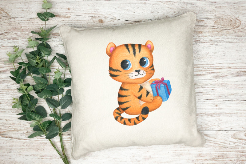watercolor-clipart-cute-tiger-sublimation-animals-birthday-gift
