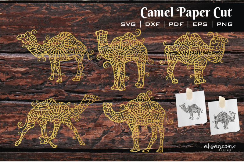 camel-paper-cut-template-for-cutting
