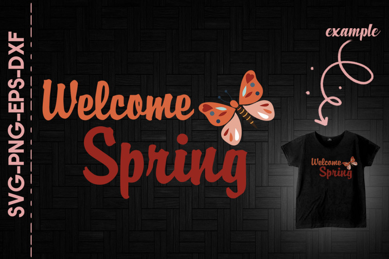 welcome-spring-butterfly-easter-happy