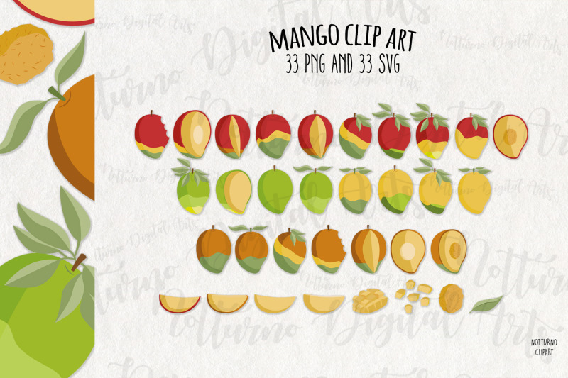 mango-svg-clipart-set-of-33