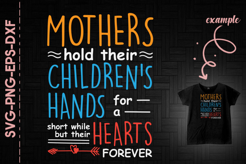 mothers-hold-children-039-s-hands-short-time