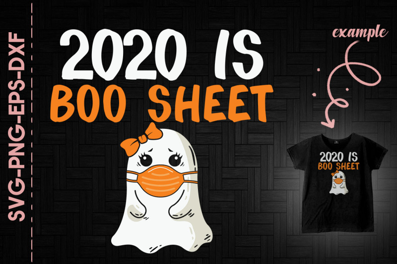 2020-is-boo-sheet-halloween-cute-ghost