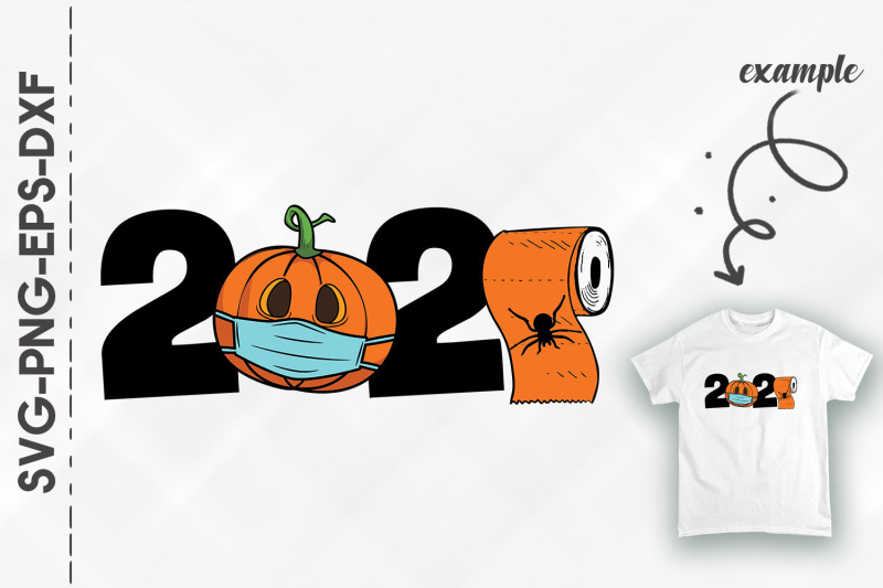 2020-pumpkin-mask-paper-roll