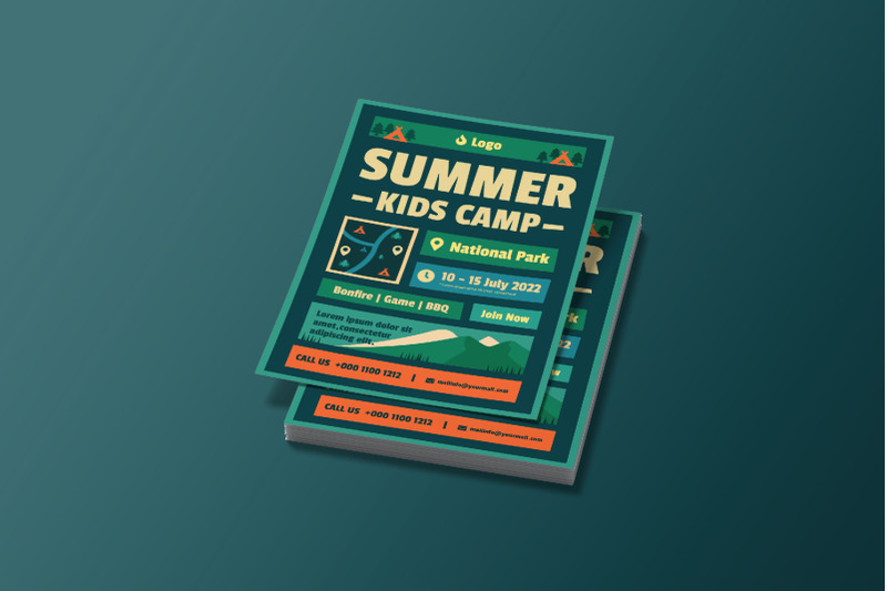 kids-summer-camp-flyer-brochure-template