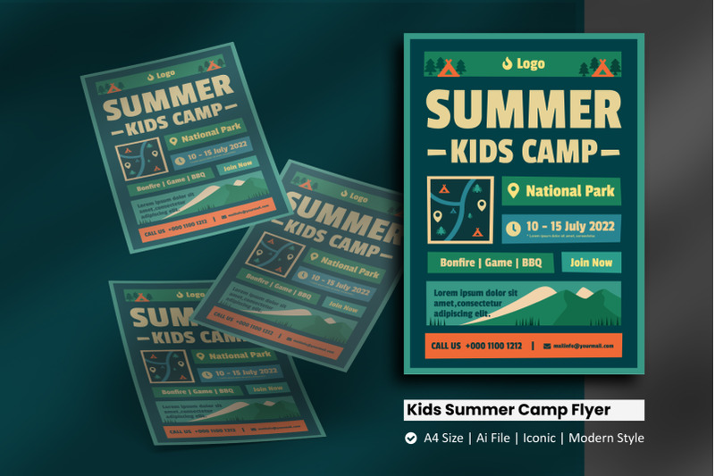 kids-summer-camp-flyer-brochure-template