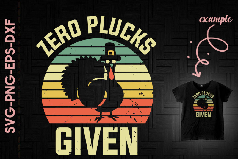 zero-plucks-given-thanksgiving-turkey