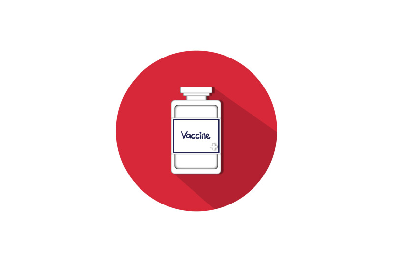 medical-icon-papercut-with-vaccine-bottle