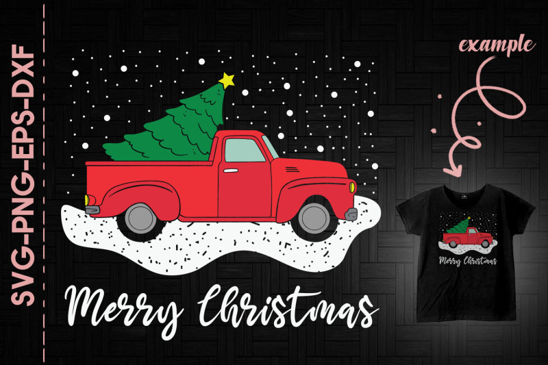 merry-christmas-red-truck-christmas-tree