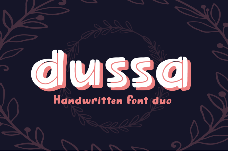 dussa-handwritten-font-duo