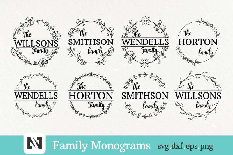 family-monogram-svg-bundle-farmhouse-style-split-family-svg