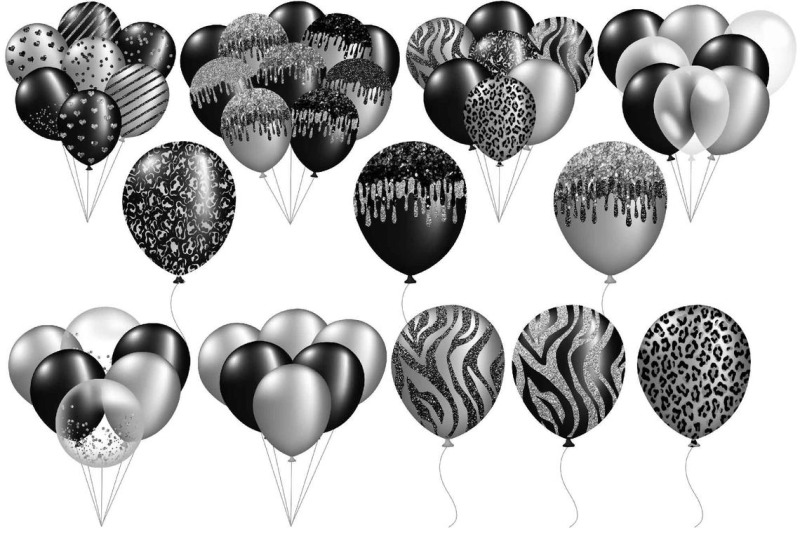 black-amp-silver-balloons-clipart
