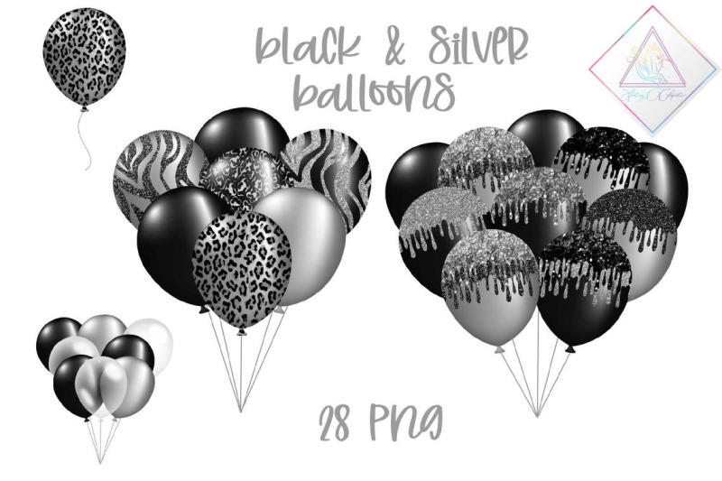 black-amp-silver-balloons-clipart