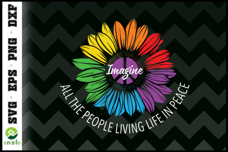 living-life-in-peace-sunflower-lgbtq