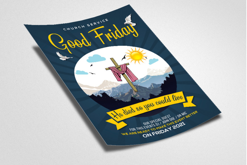 good-friday-flyer-poster-template