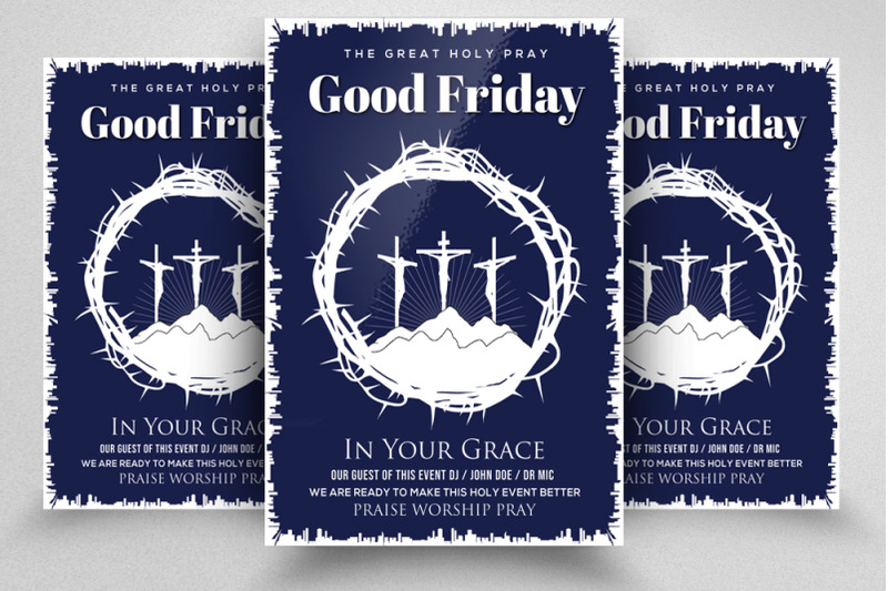 good-friday-flyer-psd-template