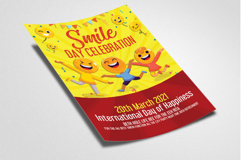 international-day-of-happiness-flyer