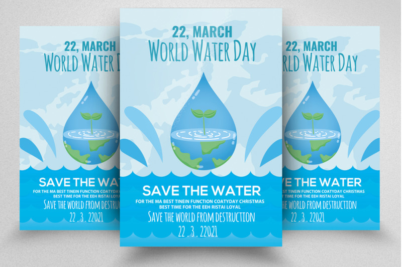 world-water-day-flyer-poster