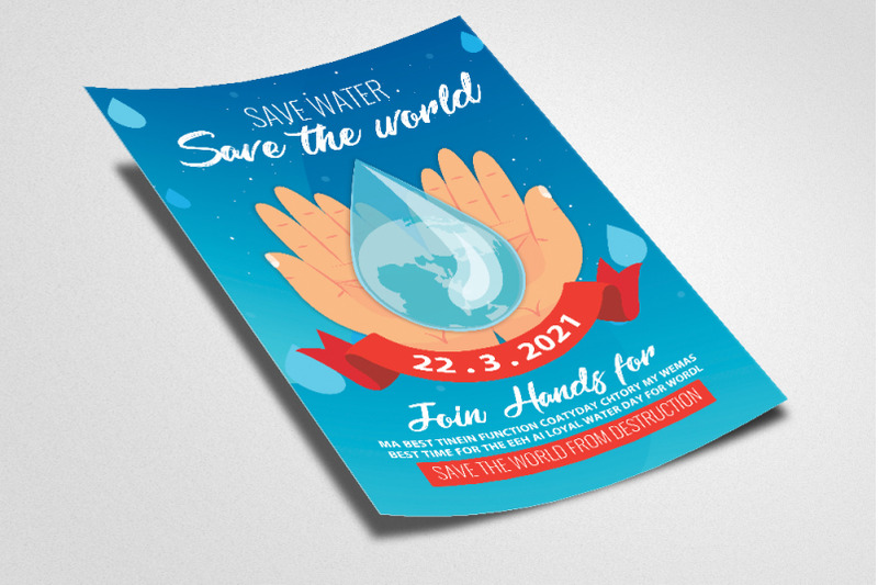 world-water-day-flyer-template