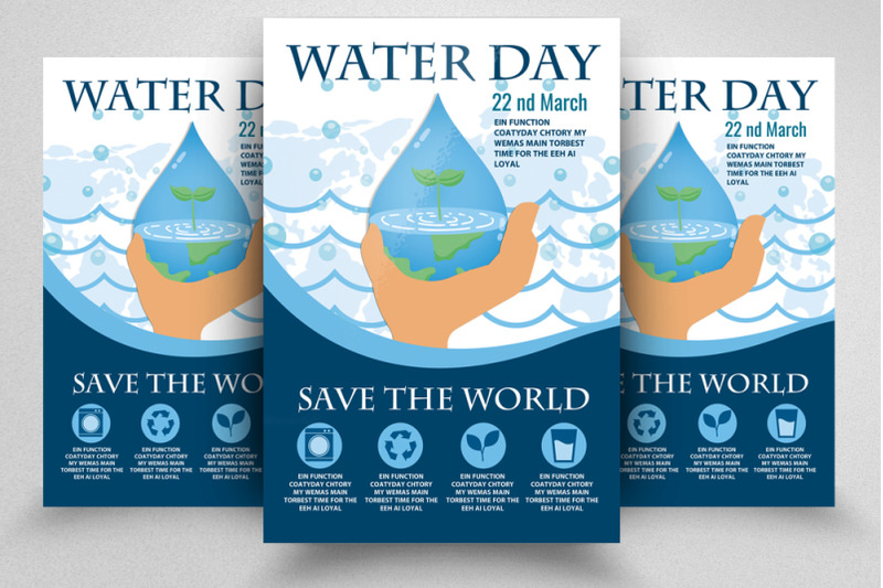 world-water-day-flyer-poster