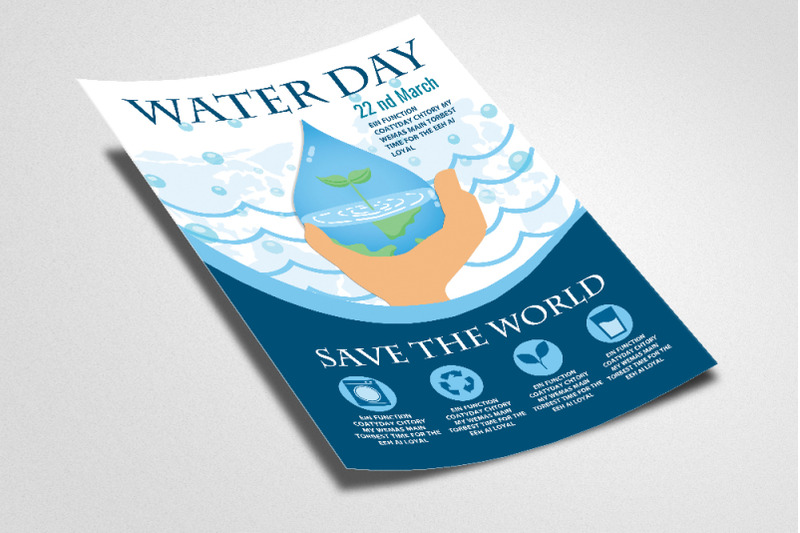 world-water-day-flyer-poster