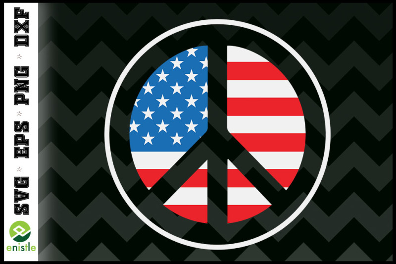 peace-sign-american-flag-4th-of-july